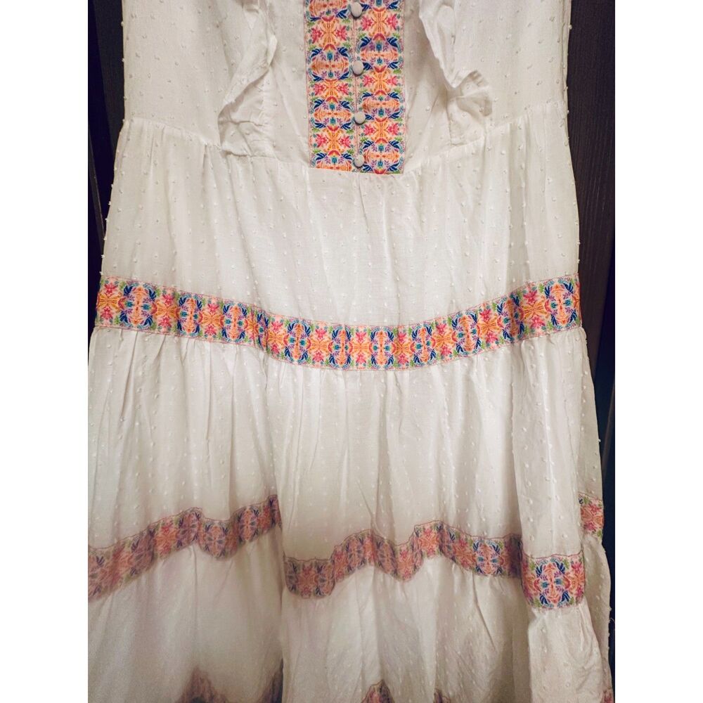 Disney Parks Encanto Themed Cottagecore Cotton Swiss Dots Adult Tunic Drees 2XL - Picture 3 of 6